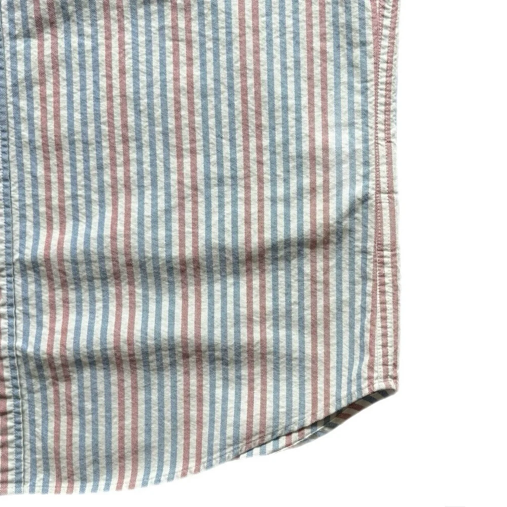 J. Crew Men's Multicolor Striped Button-Down Shirt
